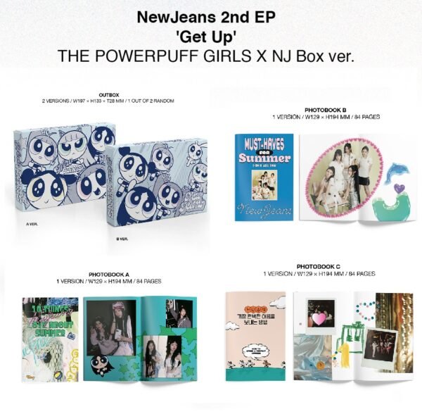 NewJeans - [NewJeans 2nd EP 'Get Up'] (THE POWERPUFF GIRLS X NJ Box ver.) (Random Ver.)