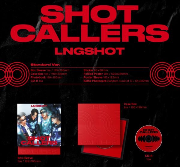 LNGSHOT - EP Album [SHOT CALLERS] (Standard Ver.)
