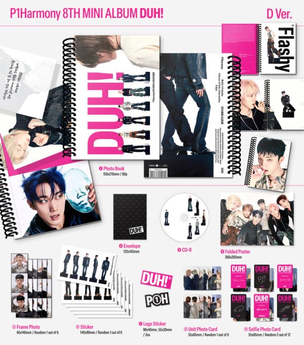 P1Harmony - 8th Mini Album [DUH!] (Random Ver.)